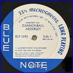 Cannonball Adderley-somethin' Else-blp 1595-orig. Mono Dg Rvg/ear Classic Jazz