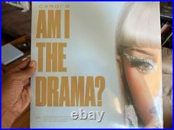 Cardi B Am I The Drama Vinyl Alternate Cover 2 Blue Colored SIGNED