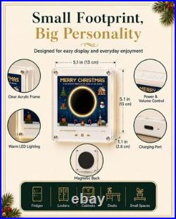 Christmas Vinyl Player Fridge Record NFC Magnetic Music Box Set 9PCS