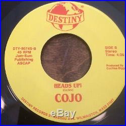 Cojo Play it by Ear b/w Heads Up! Modern Soul Boogie P/S 45 NM