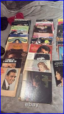 Country music vinyl records