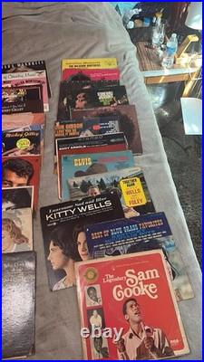 Country music vinyl records