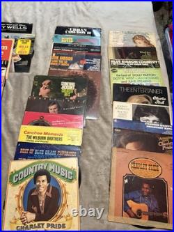 Country music vinyl records
