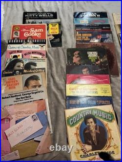 Country music vinyl records