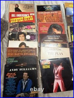 Country music vinyl records