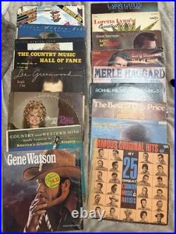 Country music vinyl records