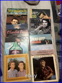 Country music vinyl records