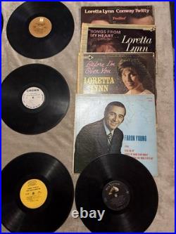 Country music vinyl records