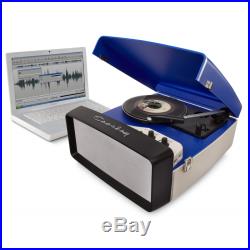 Crosley Collegiate Retro Vinyl Record Player Turntable Blue