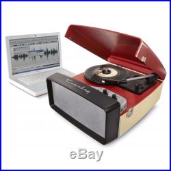 Crosley Collegiate Retro Vinyl Record Player Turntable Red