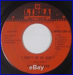 Crossover Soul 45 Sag War Fare Don't Be So Jive Libra mp3 rare original