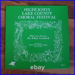 Crown point high school robert hounchell 1977 choral festival lake county IN LP