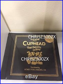 Cuphead 4LP Vinyl Soundtrack Record Box Set Mugman Black Gold Style Studio MDHR