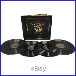 Cuphead 4LP Vinyl Soundtrack Record Box Set Mugman Black Gold Style Studio MDHR
