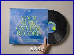 Custom 12 Vinyl Record Handcrafted with Your Music and Artwork