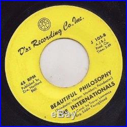 D'AR NORTHERN SOUL 45 INTERNATIONALS TOO SWEET TO BE LONELY glossy ex-