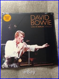 DAVID BOWIE Live In Berlin Time ISelect Brooklyn Museum Vinyl Orange Silver Red