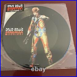 DAVID BOWIE STARMAN 40th Anniversary 7 Picture Disc Vinyl Ltd Ed SEALED MINT