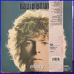 DAVID BOWIE Space Oddity RYKO 2 LP clear vinyl With Bonus Tracks NM Obi