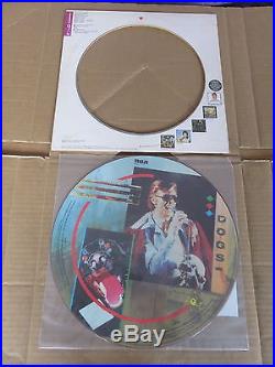 DAVID BOWIE VERY RARE COMPLETE ORIGINAL UK 1984 BIOPIC 5 x PICTURE DISC LP SET