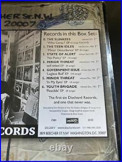 DISCHORD 200 SEALED First Six Records 7 Box Set Minor Threat Youth Brigade SOA