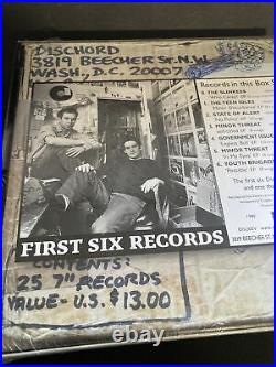 DISCHORD 200 SEALED First Six Records 7 Box Set Minor Threat Youth Brigade SOA