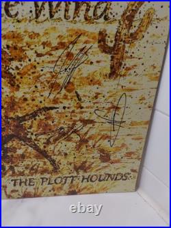 Damn The Wind By The Plott Hounds Vinyl Signed RARE 5 SIGNATURES