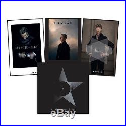 David Bowie Blackstar Clear Vinyl LP plus set of 3 Lithographic prints