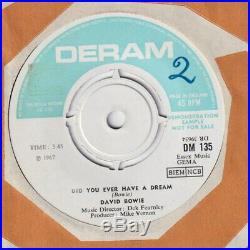 David Bowie'Love you till Tuesday' Deram DM 135 DEMO rare mod/psych UK 45