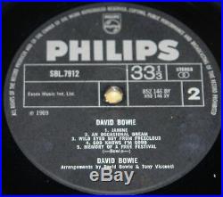 David Bowie Same Self S/t Space Oddity Uk Philips Lp 1st Press 1969 Excellent