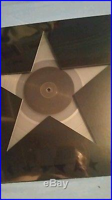 David Bowie blackstar ltd clear vinyl 5000 rare + 3 lithographs