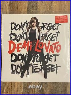 Demi Lovato? Don't Forget Vinyl, Clear with Red & Black Splatter LP NEW