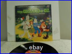 Disneyland Wizard of Oz Baum 3957 book attached to album record lot 1969