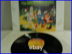 Disneyland Wizard of Oz Baum 3957 book attached to album record lot 1969
