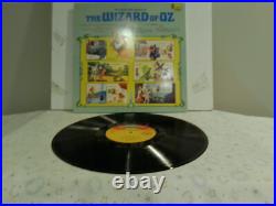 Disneyland Wizard of Oz Baum 3957 book attached to album record lot 1969