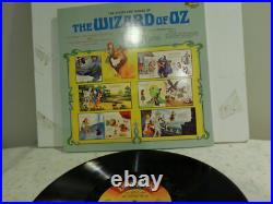 Disneyland Wizard of Oz Baum 3957 book attached to album record lot 1969