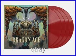 Dragon Age Vinyl Record Soundtrack 4 LP Red Color Box Set Inon Zur VGM OST