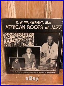 E. W. WAINWRIGHT, JR.'s AFRICAN ROOTS OF JAZZ orig. RARE SPIRITUAL JAZZ FUNK lp