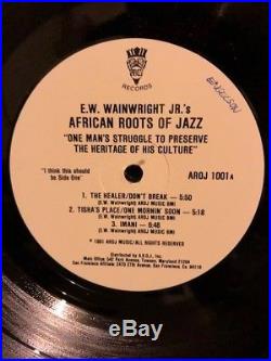 E. W. WAINWRIGHT, JR.'s AFRICAN ROOTS OF JAZZ orig. RARE SPIRITUAL JAZZ FUNK lp