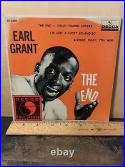 EARL GRANT -Record- The End Decca Full Stereo Ungraded
