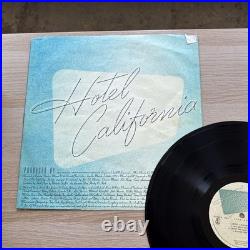 Eagles Hotel California 1976 LP 1st US Pressing With Original Sleeve! NICE COPY