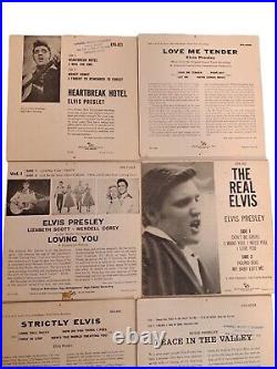 Elvis Presley 45 Picture Sleeves ONLY LOT of 8 NO RECORDS