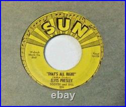 Elvis Presley-Complete Set of (5)- 7 45RPM- Sun #209, 210, 215, 217, 223 (M-)