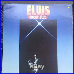 Elvis Presley Moody Blue ULTRA rare gold vinyl LP