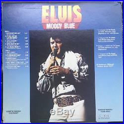 Elvis Presley Moody Blue ULTRA rare green vinyl LP with LSP -1254 label