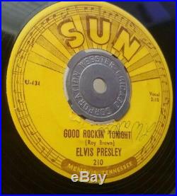 Elvis Presley Sun 210 Good Rockin' Tonight / I Don't Care If The Sun Don't 45