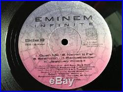 Eminem Infinite LP Vinyl Record FIRST PRESSING RARE VG+