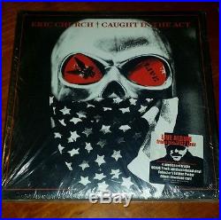 Eric Church Caught In The Act live Vinyl Record LP super rare complete look htf