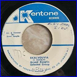 Ernest Ranglin Free Form / Skalvouvia 7 Ska Reggae 45 Rare Kentone NM grail x