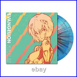Evangelion Finally Soundtrack Exclusive Limited Blue Rainbow Splatter Vinyl LP